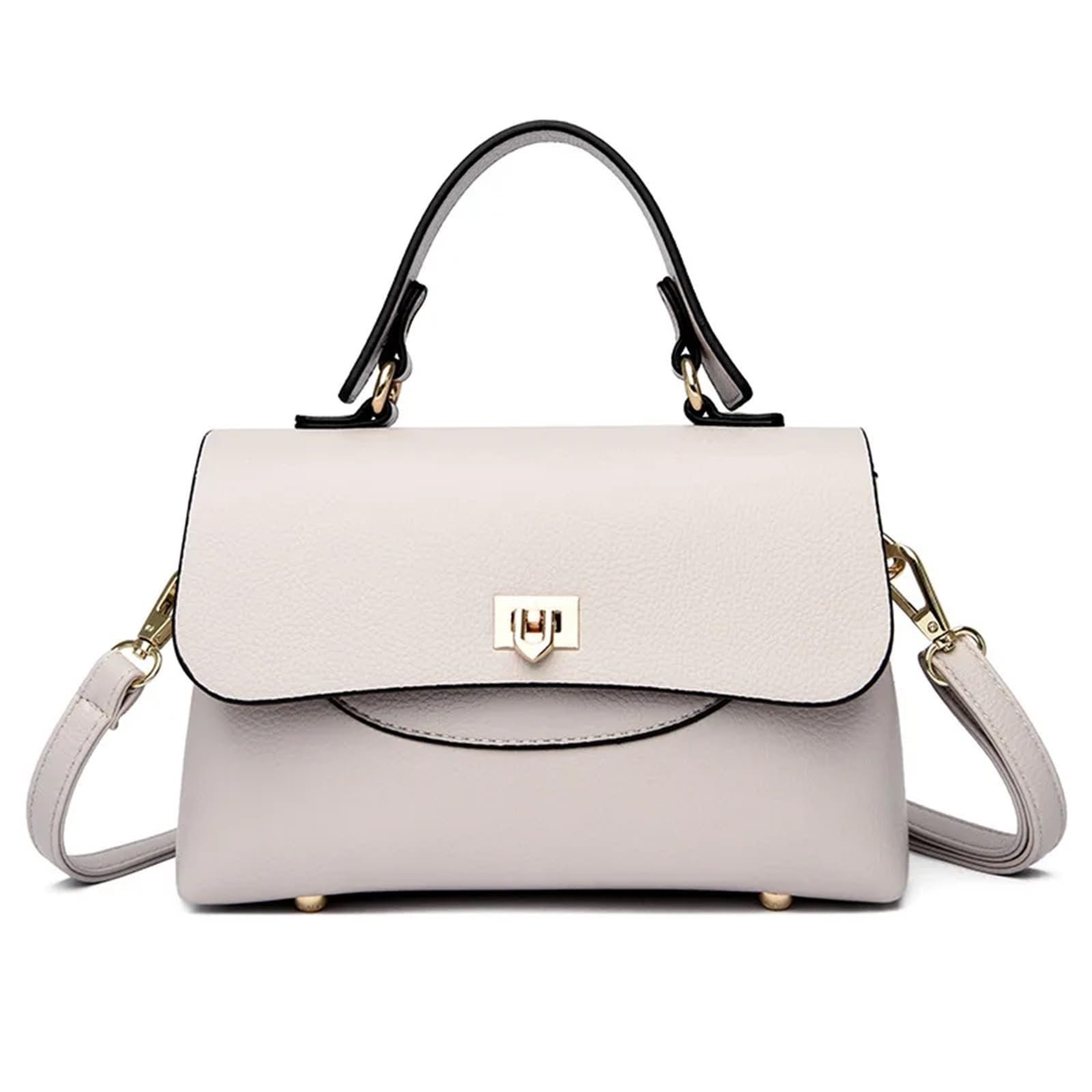 LXLAEOANG Shoulder Bag for Women PU Leather Messenger Bags Fashion Female Casual Crossbody Pocket Woman Handbag for Shopping Work(Grey)