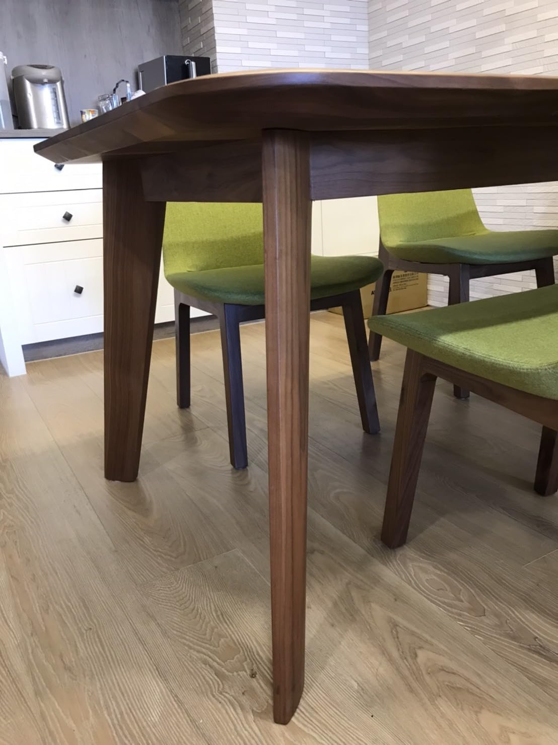 REDWOOD Sheesham Wood 4 Seater Dining Table Only for Dining Room Sets | Wooden Rectangle Dinner Four Seater Dinning Table Without Chairs for Home and Restaurant | Walnut Finish