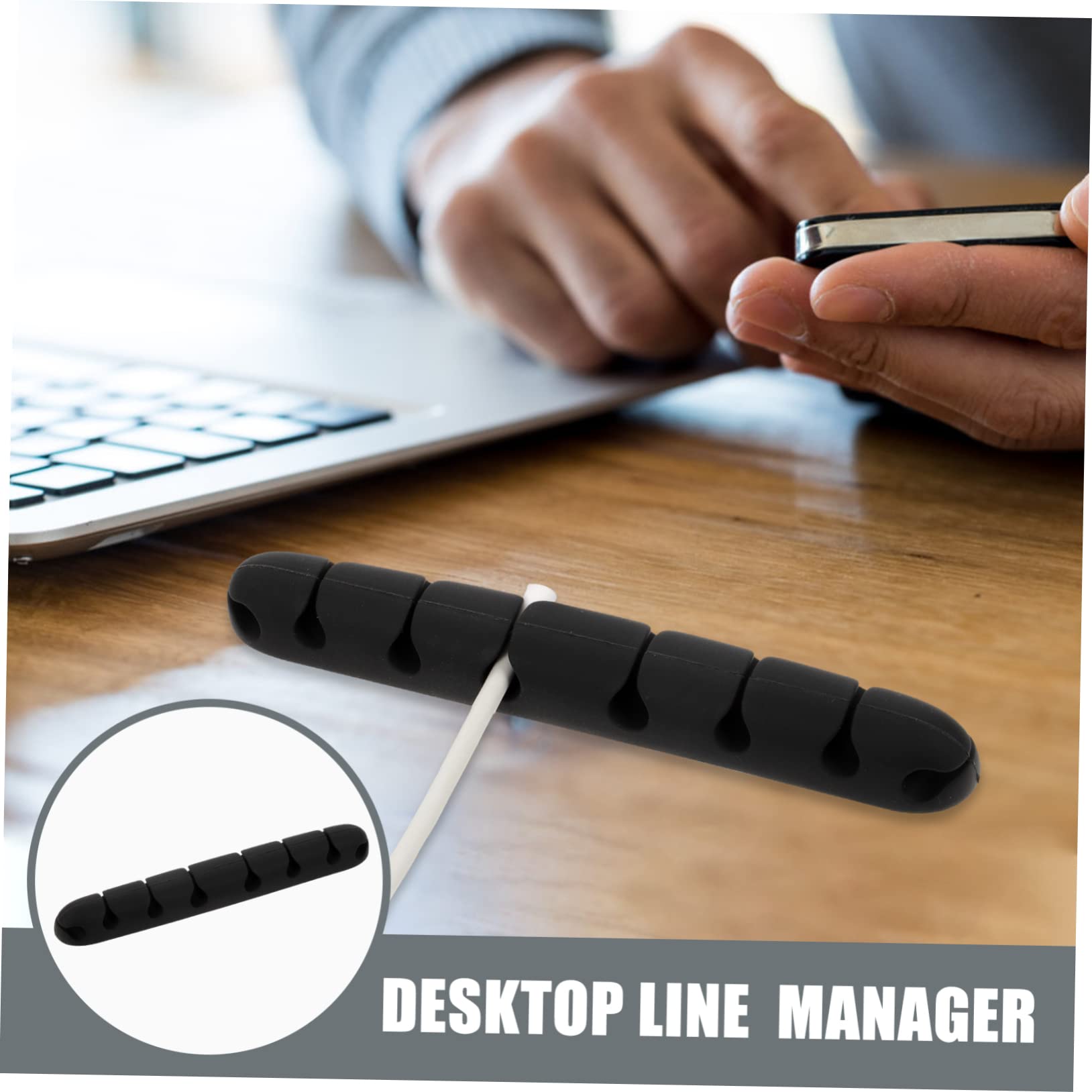 jojofuny 10stücke Selbstklebende Kabelorganizer Für Schreibtisch Schlitz Desktop Kabelclips Für Usb-kabelmanagement Für Büro Und Zuhause