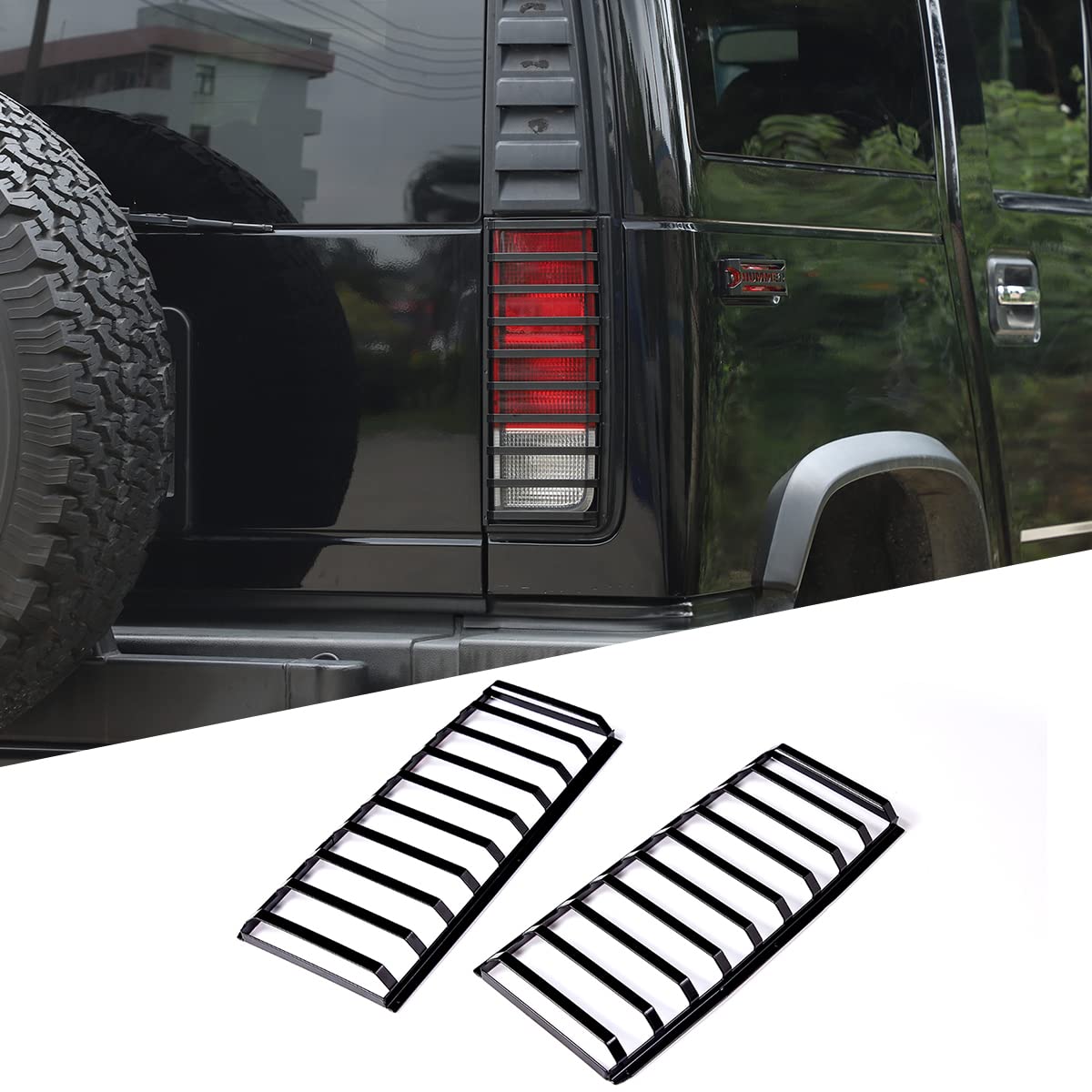 Protector de cola de acero inoxidable para Hummer H2 2003-2009 8