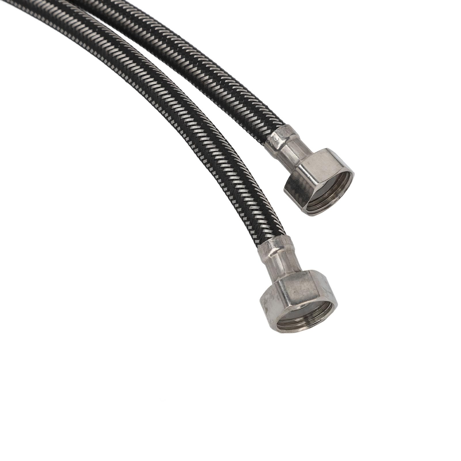 Sonew Pulvérisateur Mélangeur de Bassin de Shampoing de Salon, Robinet Mélangeur Chaud-froid de Remplacement en Alliage de Zinc avec Tube de 70cm pour Salon de Coiffure