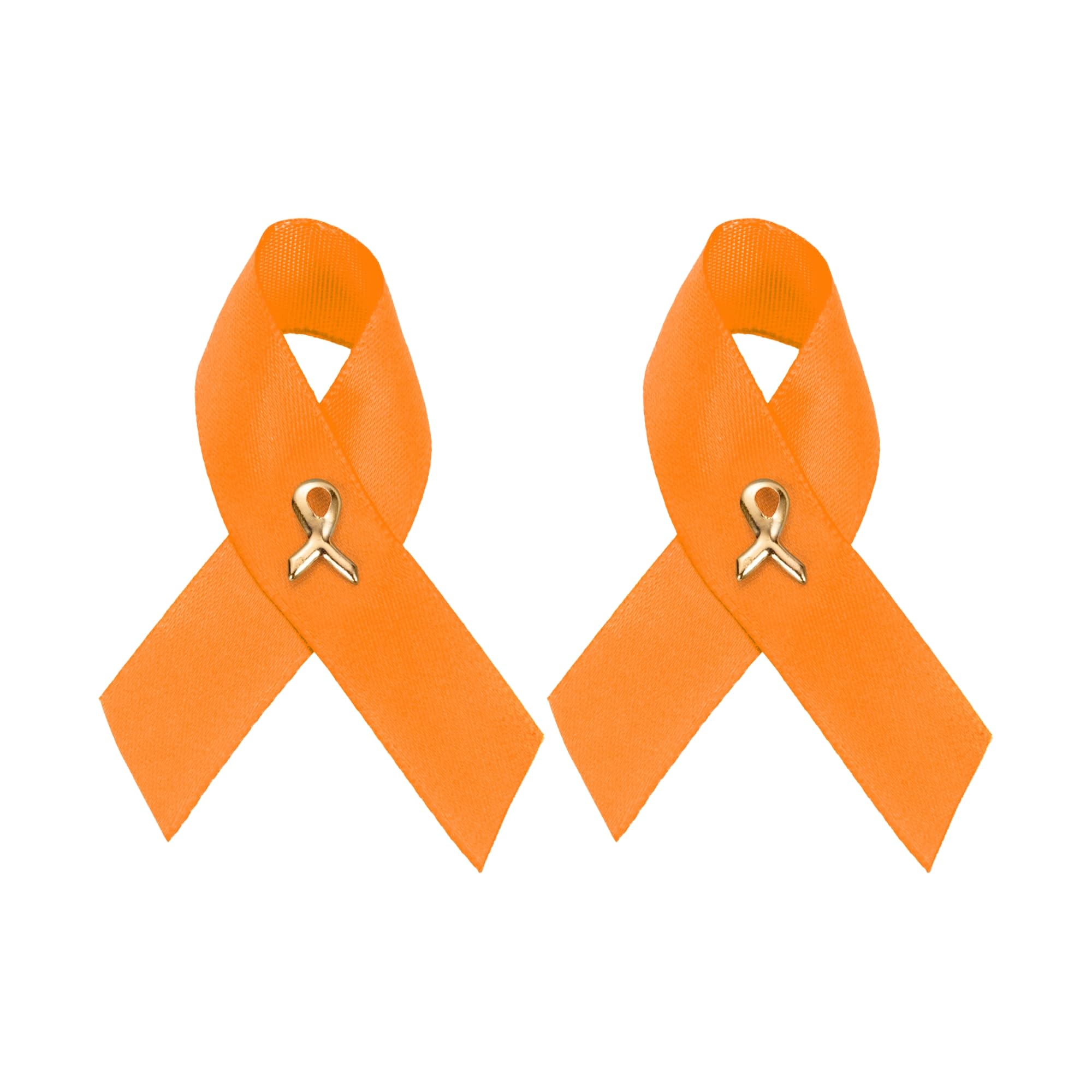 1/2/5/10/25/50/100pcs Satin Awareness Ribbon Pins (Pick your color), for Cancer &amp; Disease Awareness, Bulk Quantities for Fundraising, Events, Gift Giving