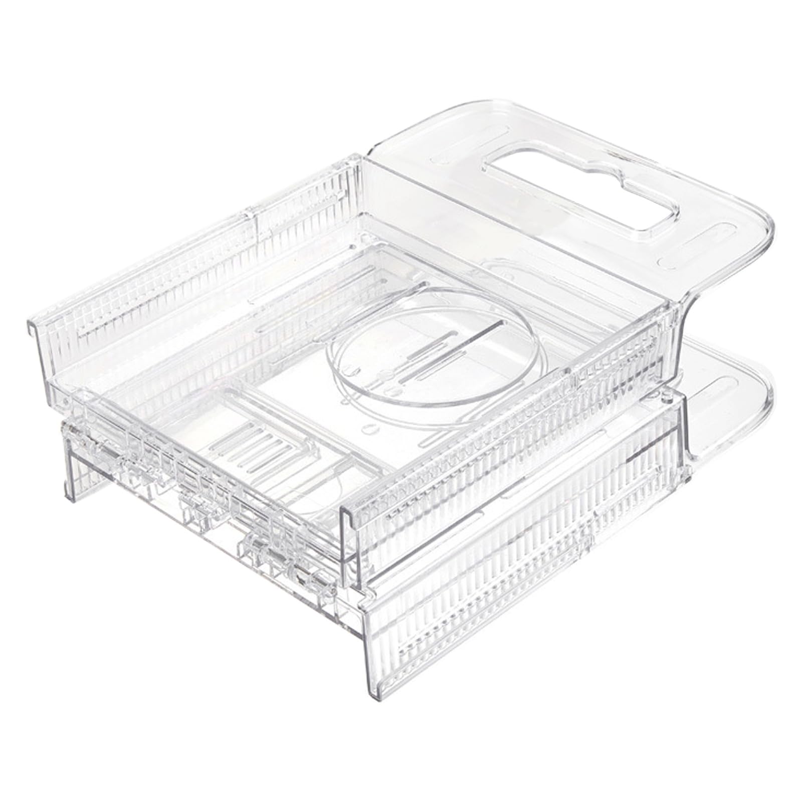 Antislip Expandable Bathtub Caddies with Drain Holes and Grip for Stable of Tablets Wine Glasses Bathroom Accessories