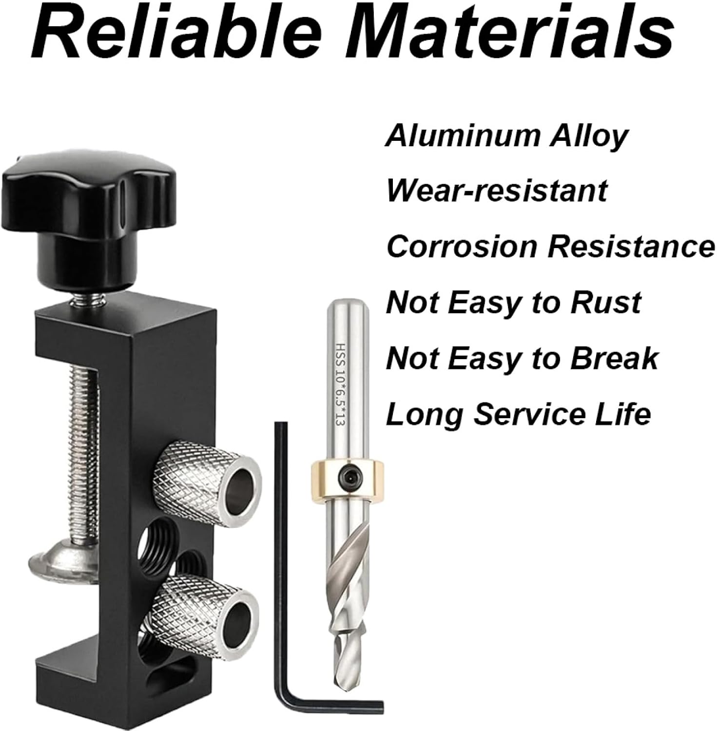 Aluminum Profile Drilling Jig, 2020, 2040, 3030, 3060 4040 Series Aluminum Drilling Auxiliary Tool, Double Hole Screw Punching Locator, Adjustable