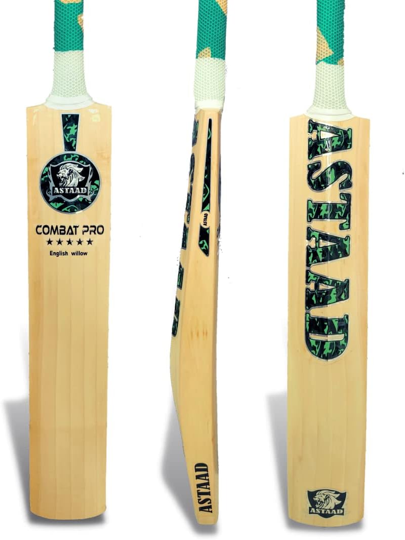Astaad Combat Pro Finest English Willow Fully Knocked Ready to Play T20