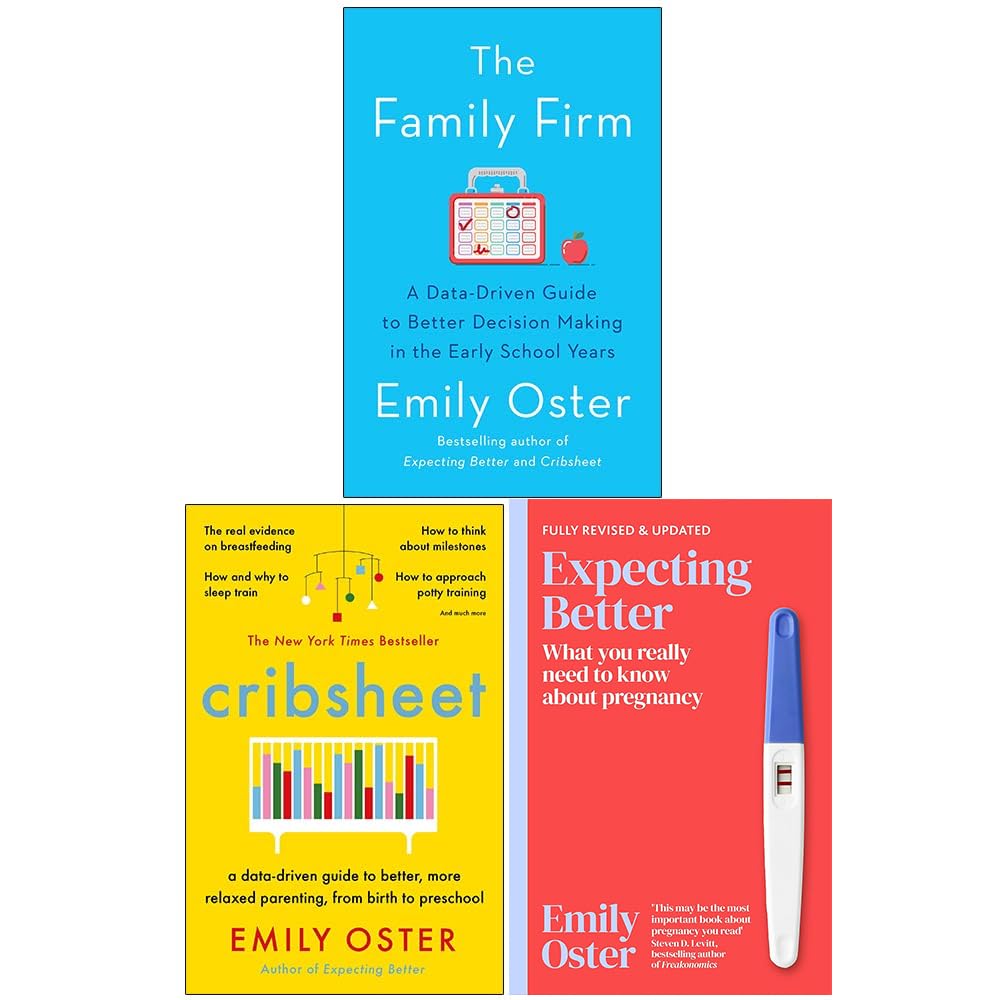 Emily Oster Collection Books Set The Family Firm Cribsheet - Main Image