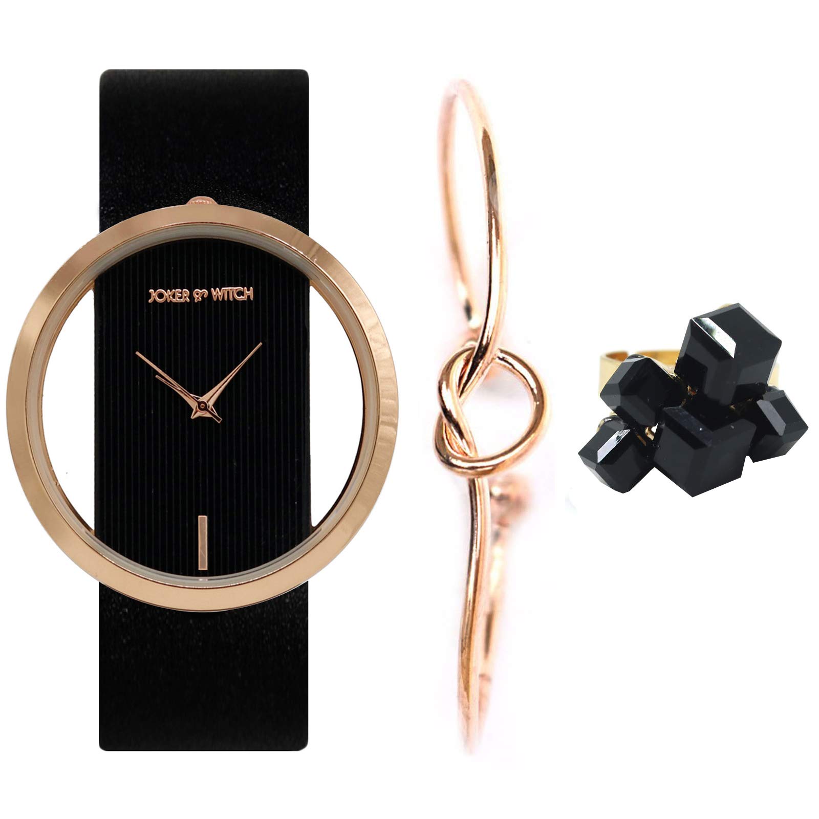 Joker & Witch Forever After Rosegold & Black Love Triangle for Women (B08PRTY46H) Amazon Price History, Amazon Price Tracker