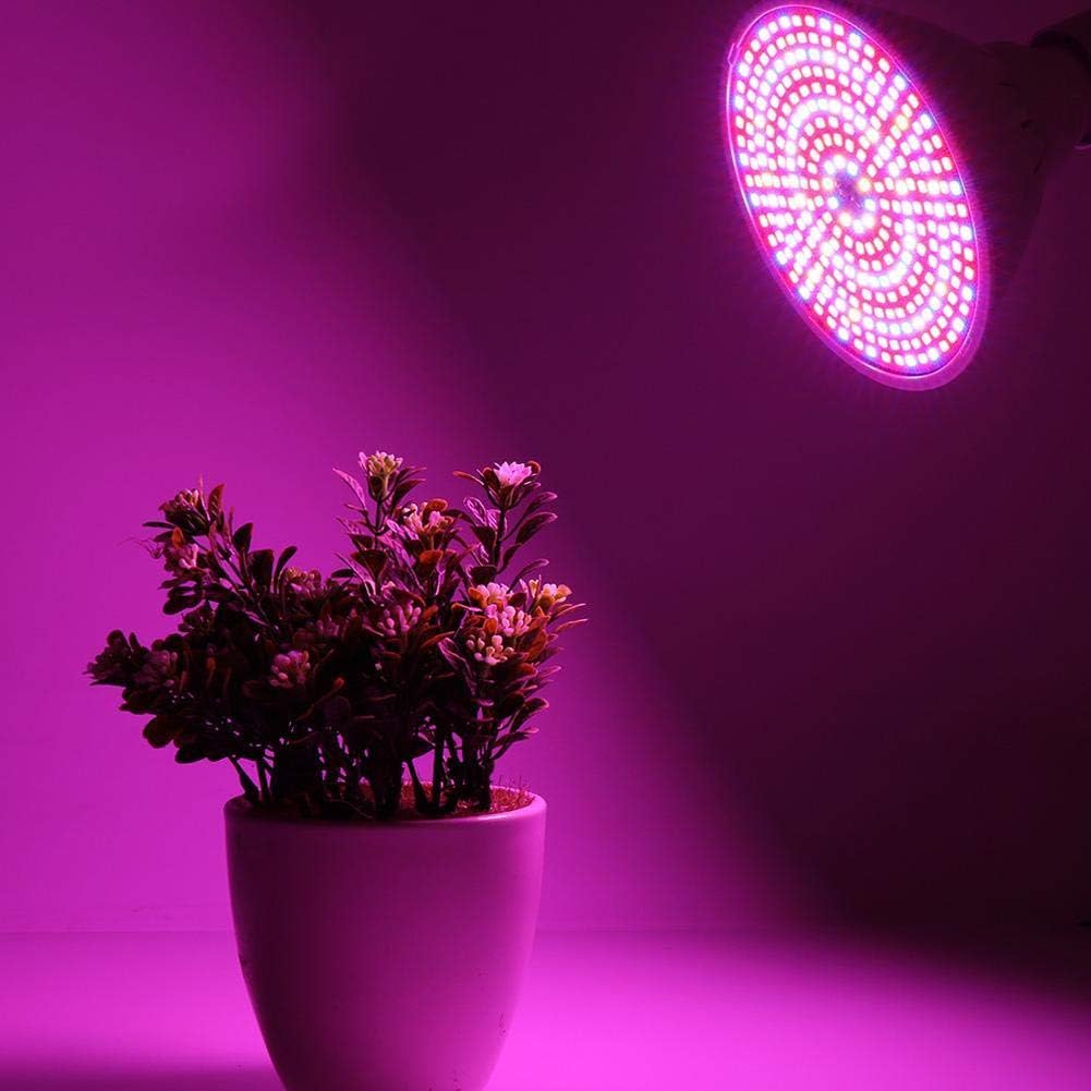 Otryad LED Grow Light Bulb, Plant Light E27 Bulb Full Spectrum Growing Lamp for Indoor Plants Succulents Flowers Vegetables Greenhouse Hydroponic Growing (290 LEDs)