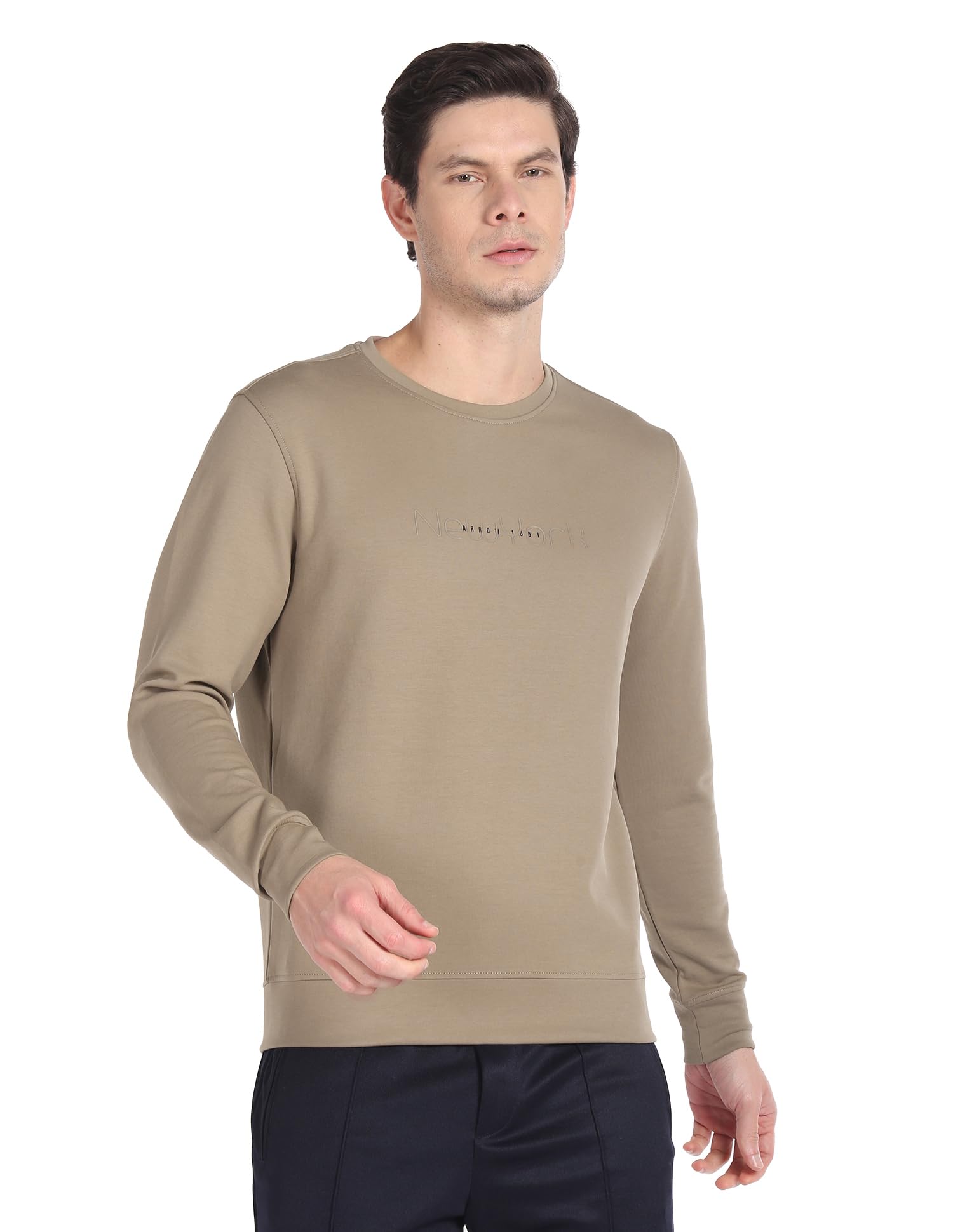 arrow Men's Cotton Round Neck Sweatshirt-picture-15