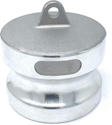 Gloxco Montaje de leva y ranura, aluminio, tipo DP, 2" macho Camlock Dust Plug (CAM-20-DP-AL)
