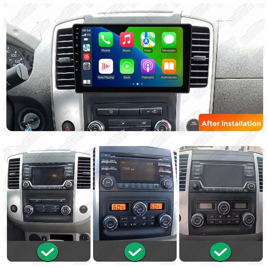 Biorunn 10.1" Car Stereo For Nissan Maxima 2016-2023 - 5G WiFi Wireless CarPlay Android Auto 8-Core