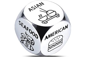 Funny Valentine's Day Gifts for Him, Her: Food Decision Dice