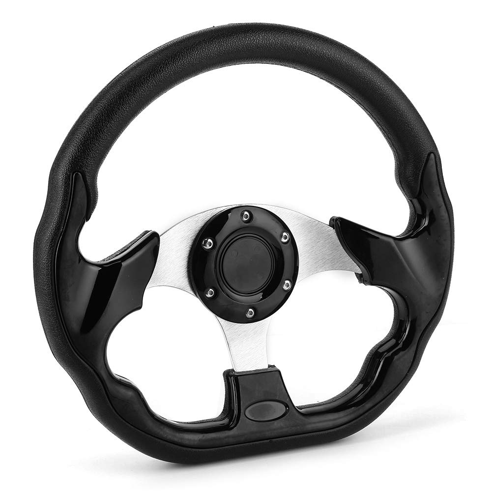 Keenso Kierownica, Błyszcząca Czarna Kierownica Driftingowa 320mm 12,5