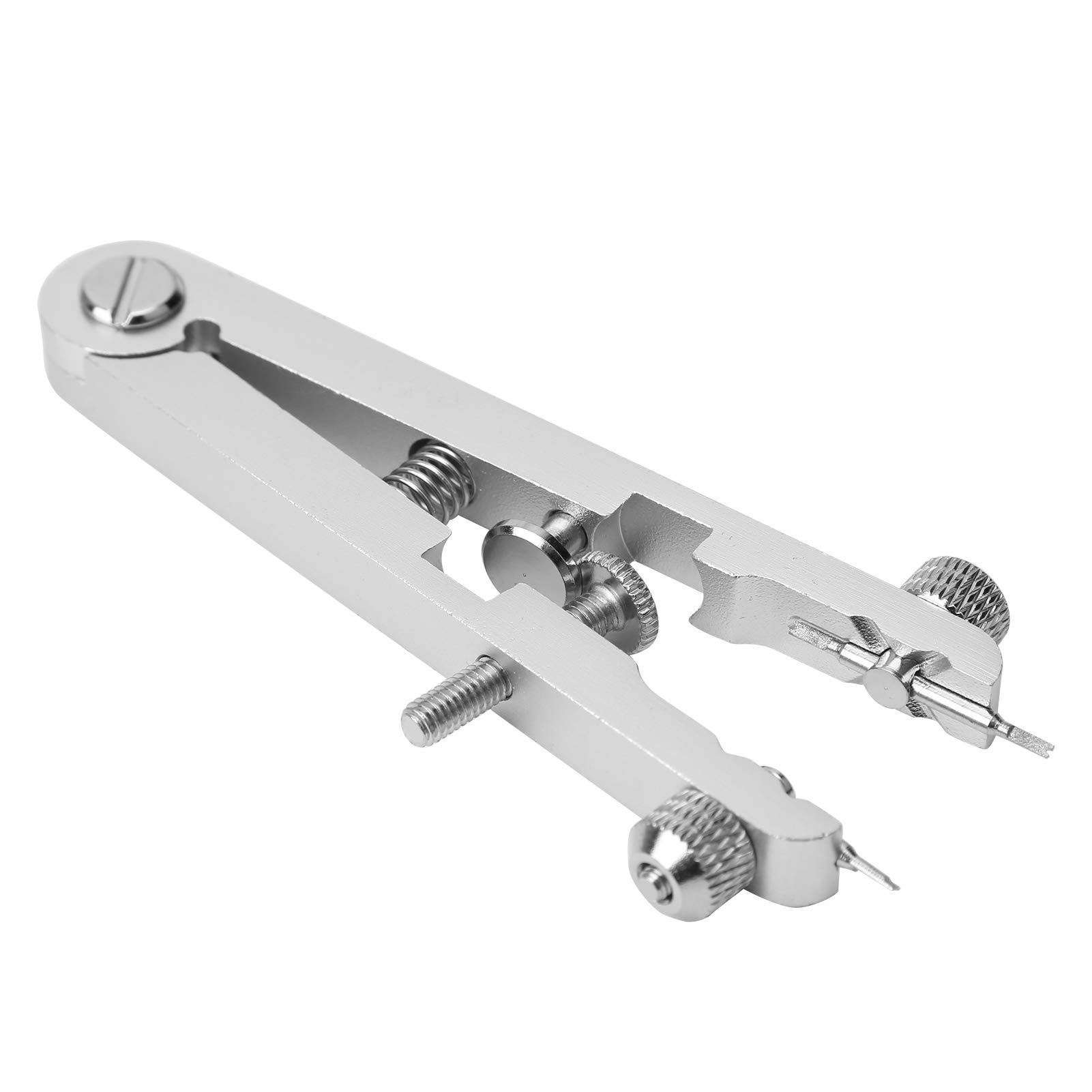 Pince De Barre à Ressort Pour Montres - Outil De Réparation D'horloger - Outil De Remplacement De Chaîne Avec Broches - 6825 - Noir (argent