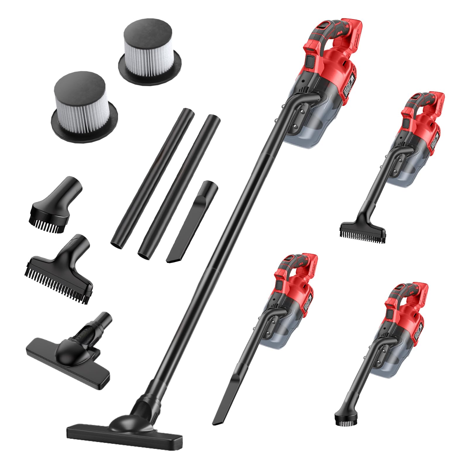 Cordless Vacuum Cleaner for Milwaukee M18 18V Battery, 500W Handheld Vacuum Cleaner with…