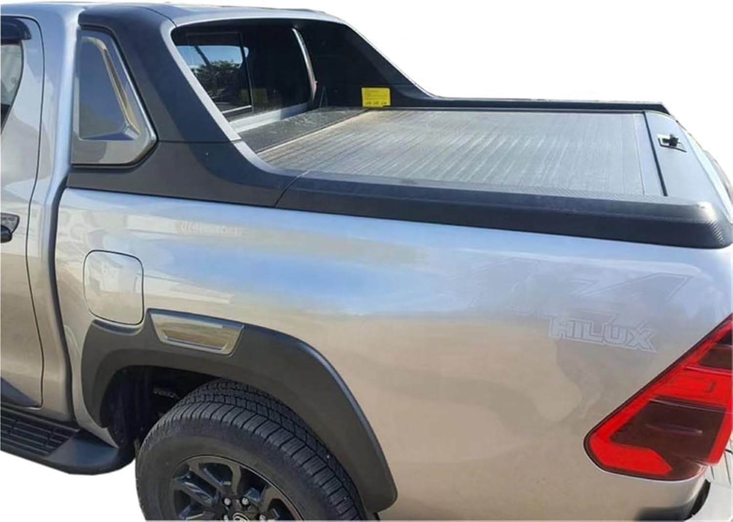 Electric Roller Shutter Covers Pickup Truck Hard Retractable Truck Bed Tonneau Cover Compatible with Hilux Revo/Rocco/Rogue(02 with Passwordlock)