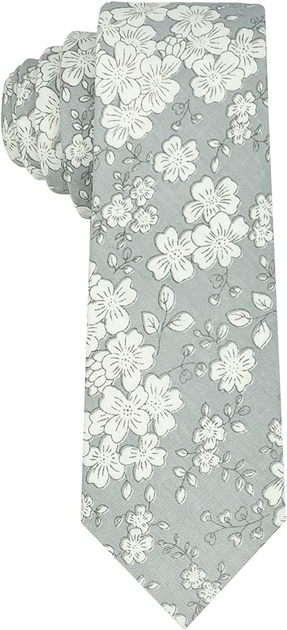 Kebocis Mens Cotton Necktie Skinny Tie for Men - Image 2