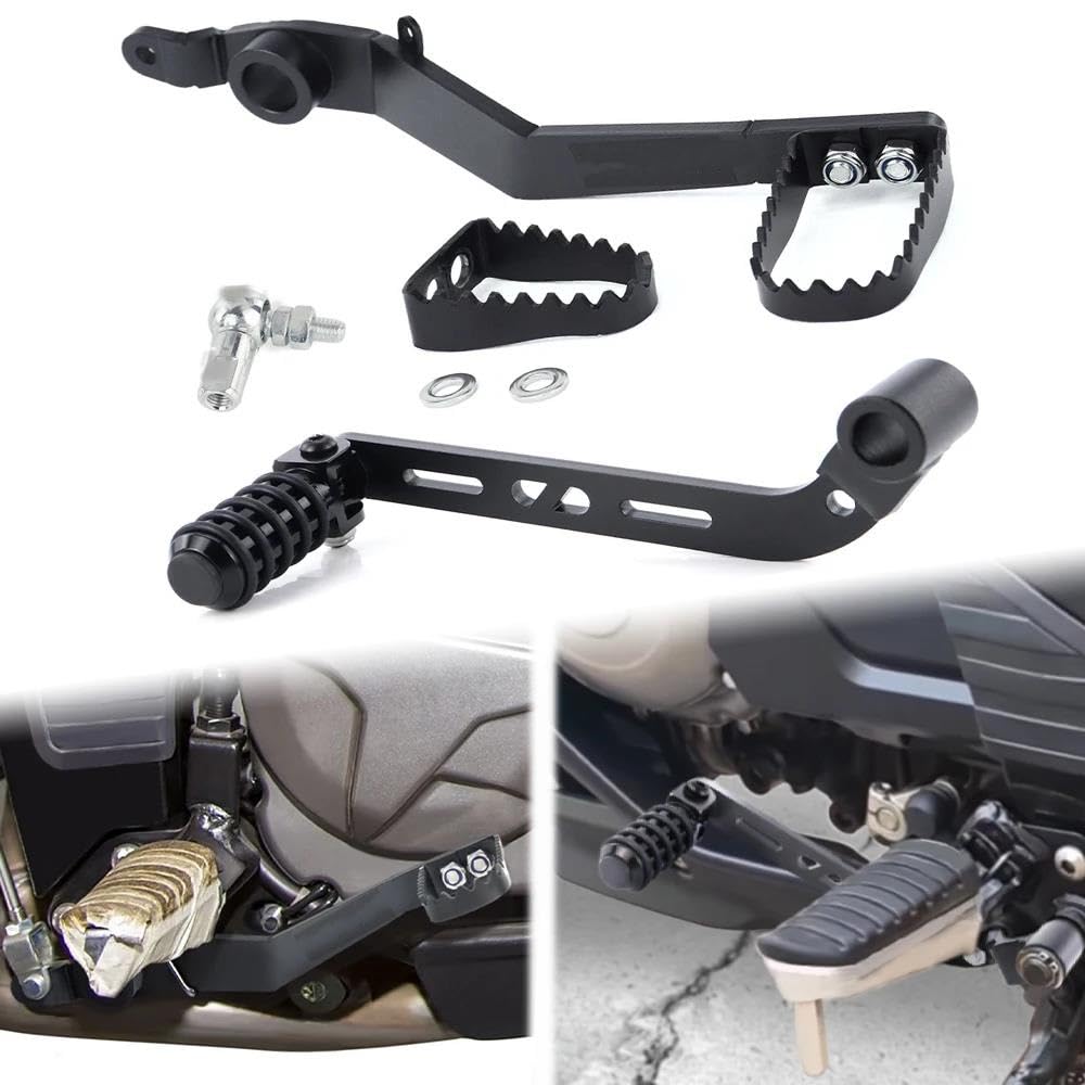 Pedal Freno Trasero Moto Para SUZUKI V-STROM 650 DL650 2006-2025 Palanca De Cambios Plegable Para Motocicleta Pedal Freno Pie(Full set)