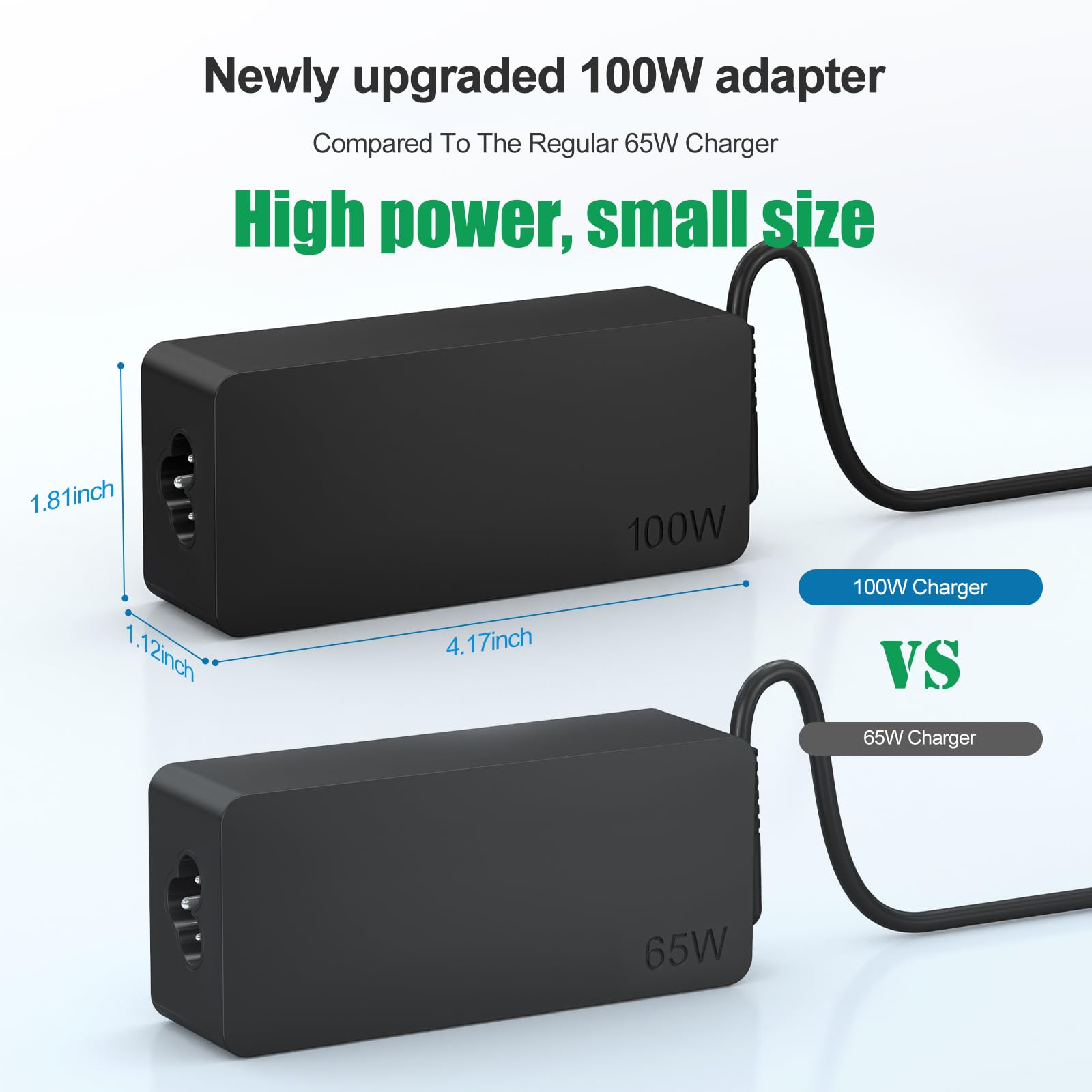 Caricabatterie USB C Chromebook da 45 W per HP Chromebook 14 X360, compatibile con Acer Laptop Chromebook Caricabatterie USB Tipo C Adattatore di alimentazione