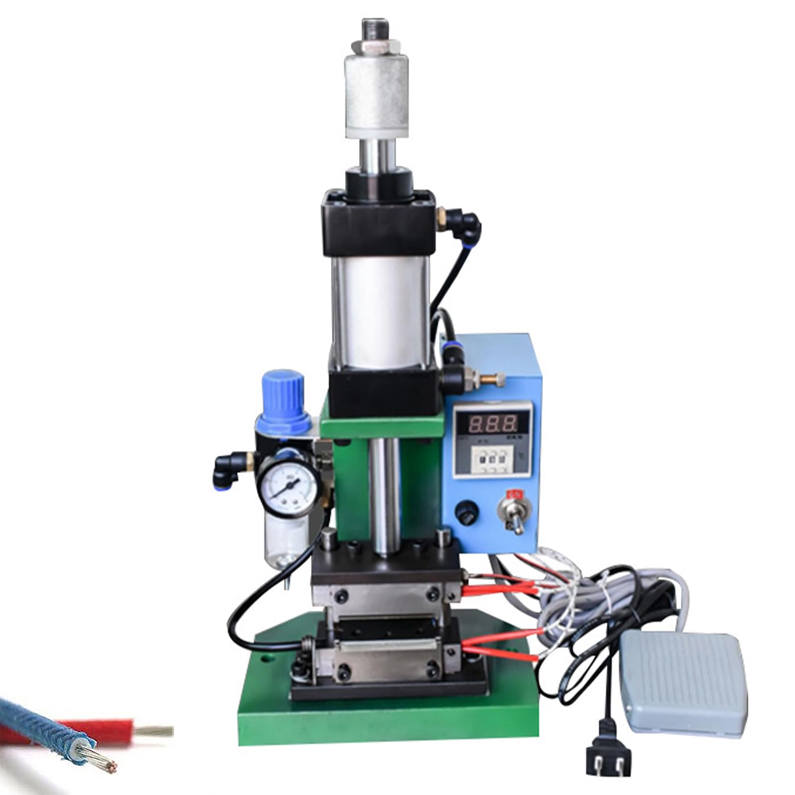 Gthtuhfd Pneumatic-Wire-Stripper-Machine,Cable-Thermal-Wire-Stripping-Machine-W/Double-Blades-Design,Efficient-Recycling-Of-Copper-Wire-Scrap-Electrical-Wire