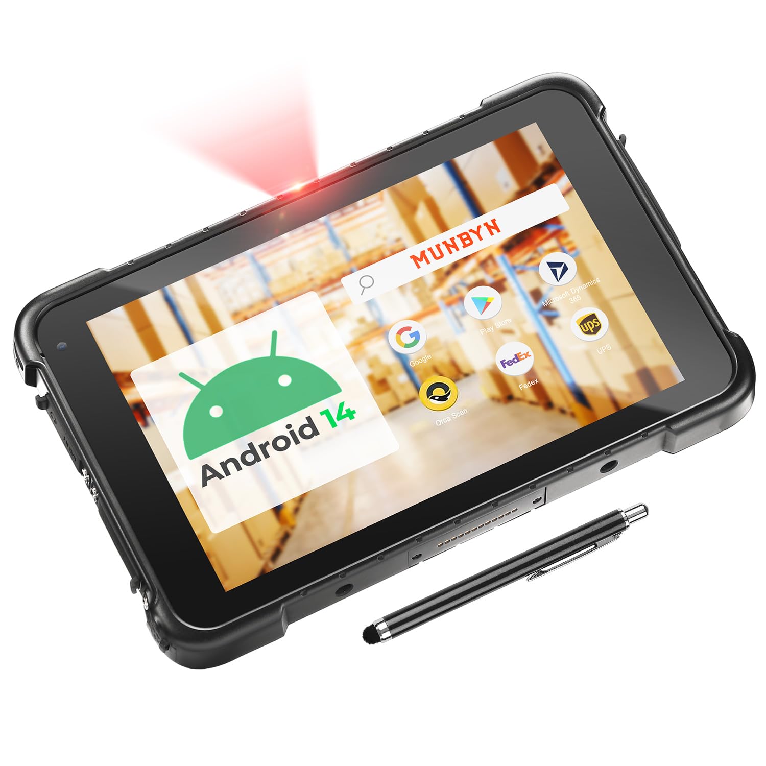 ANDROID - ばるまるむーん MUNBYN Android 13 Rugged Tablet Scanner 4GB+64GB – MUNBYN