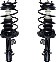 Vista 2047 de Detroit Axle - Kit de suspensión delantera de 10 piezas para Chevy Aveo Aveo5 Pontiac G3 Wave 2 Ready Struts Assembly 2 Enlaces de barra