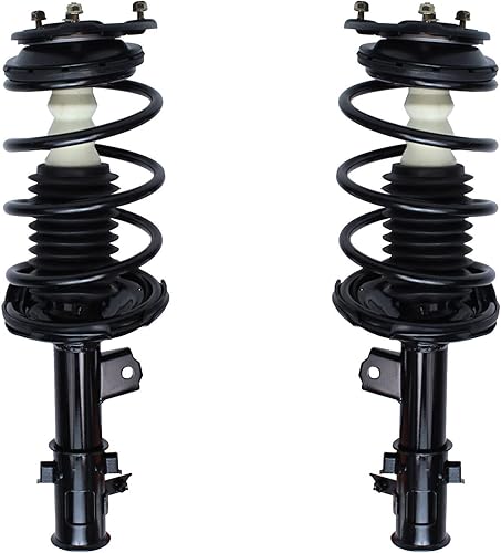 Miniatura 2047 de Detroit Axle - Kit de suspensión delantera de 10 piezas para Chevy Aveo Aveo5 Pontiac G3 Wave 2 Ready Struts Assembly 2 Enlaces de barra