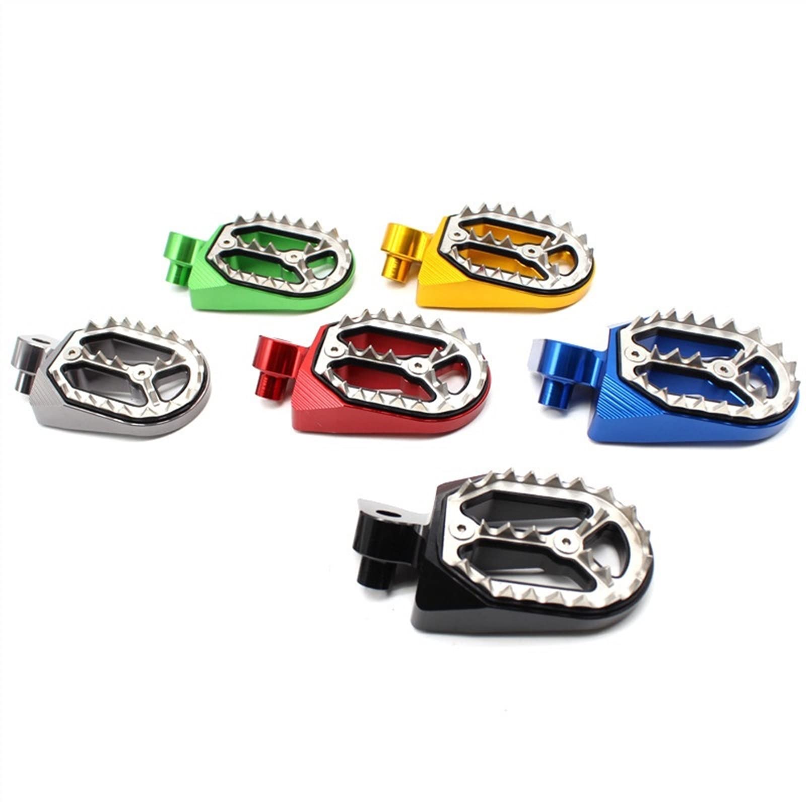 Accesorios para clavijas Reposapiés Para Motocicleta, Pedales Para Yamaha YZ250 YZ 250 1998-2020 2019 2018 2017 2016 2015 2014 2013 2012 2011 2010 2009 2008 2007 2006 2005 2004(Nero)