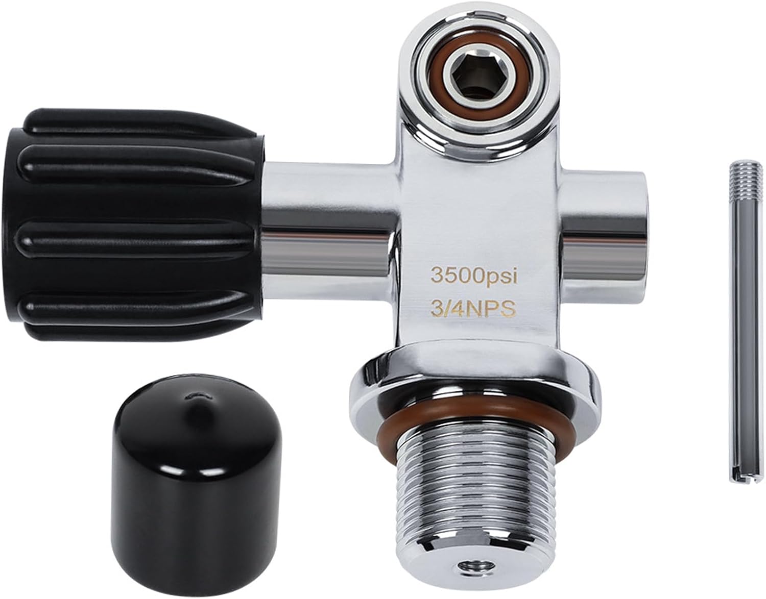 Diving Tanks Cylinder Valves Filling Station High Pressure 3/4inch 3500PSI Air Tanks Refill Adapter Quick Connector Air Filling Station Refill Adapter