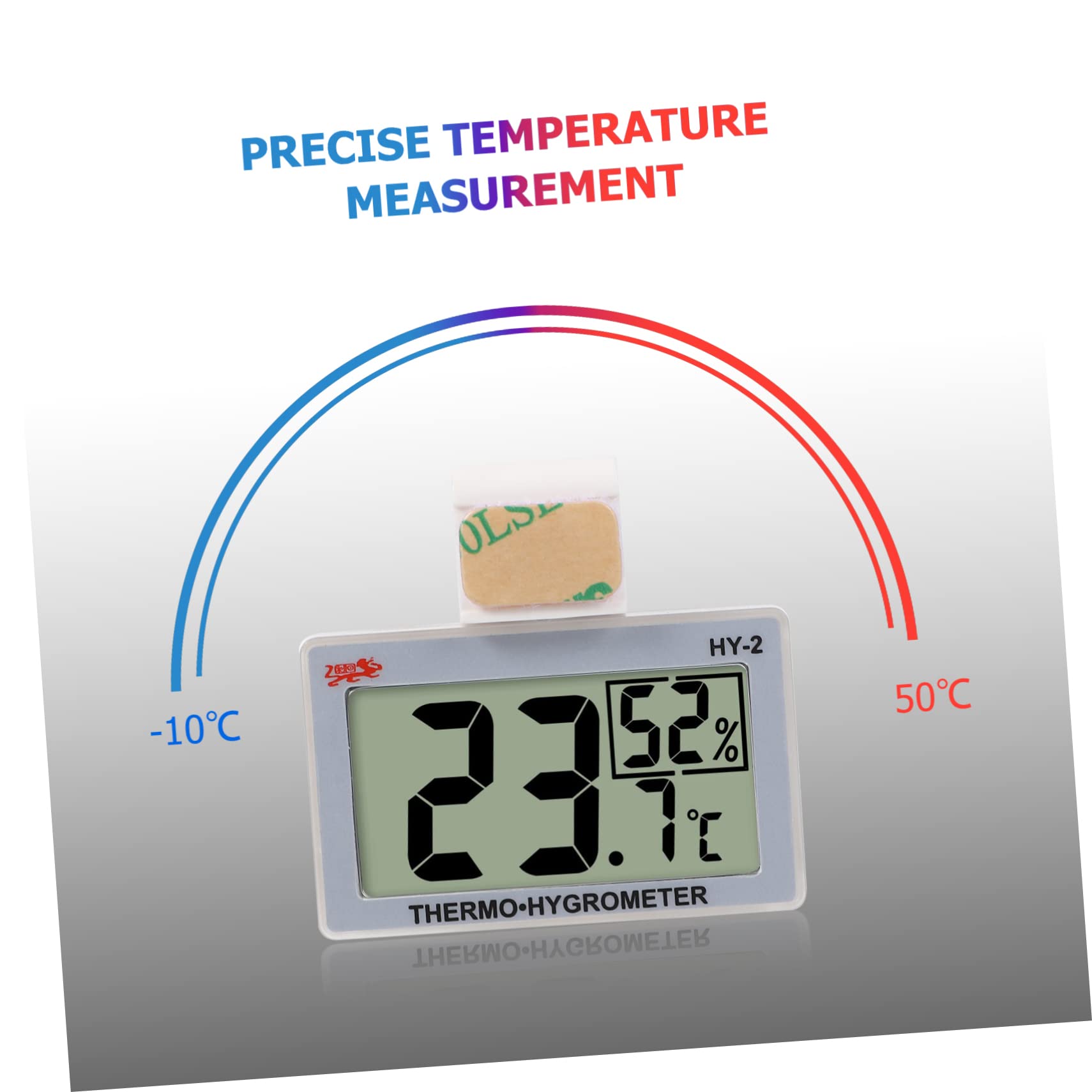Garneck Digital Temperature Gauge Indoor Humidity Sensor Electric Thermometer Room Thermometer Hygrometer