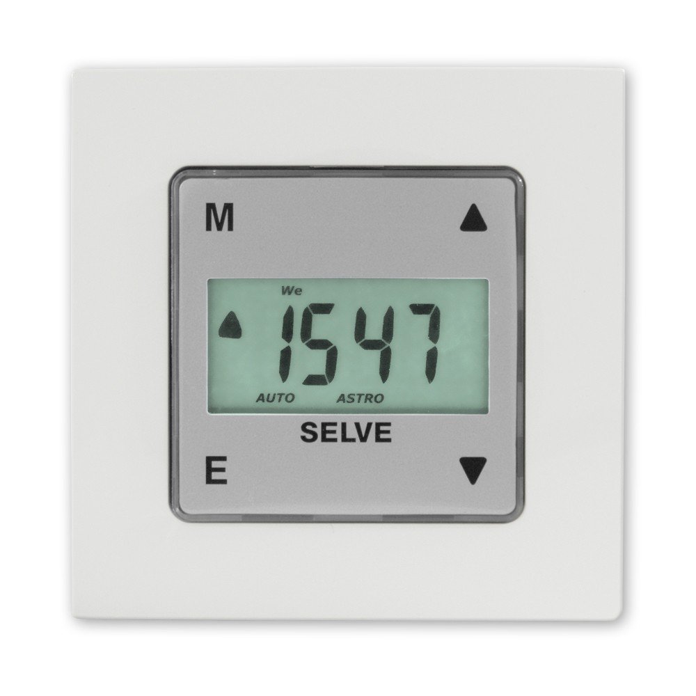 Selvetimer Plus, Zeitschaltuhr, Astro-Abendfunktion, Automatikprogramm, Batterie inklusive, SELVE, Art.: 297000 + GRATIS EVEROXX®-Phasenprüfer