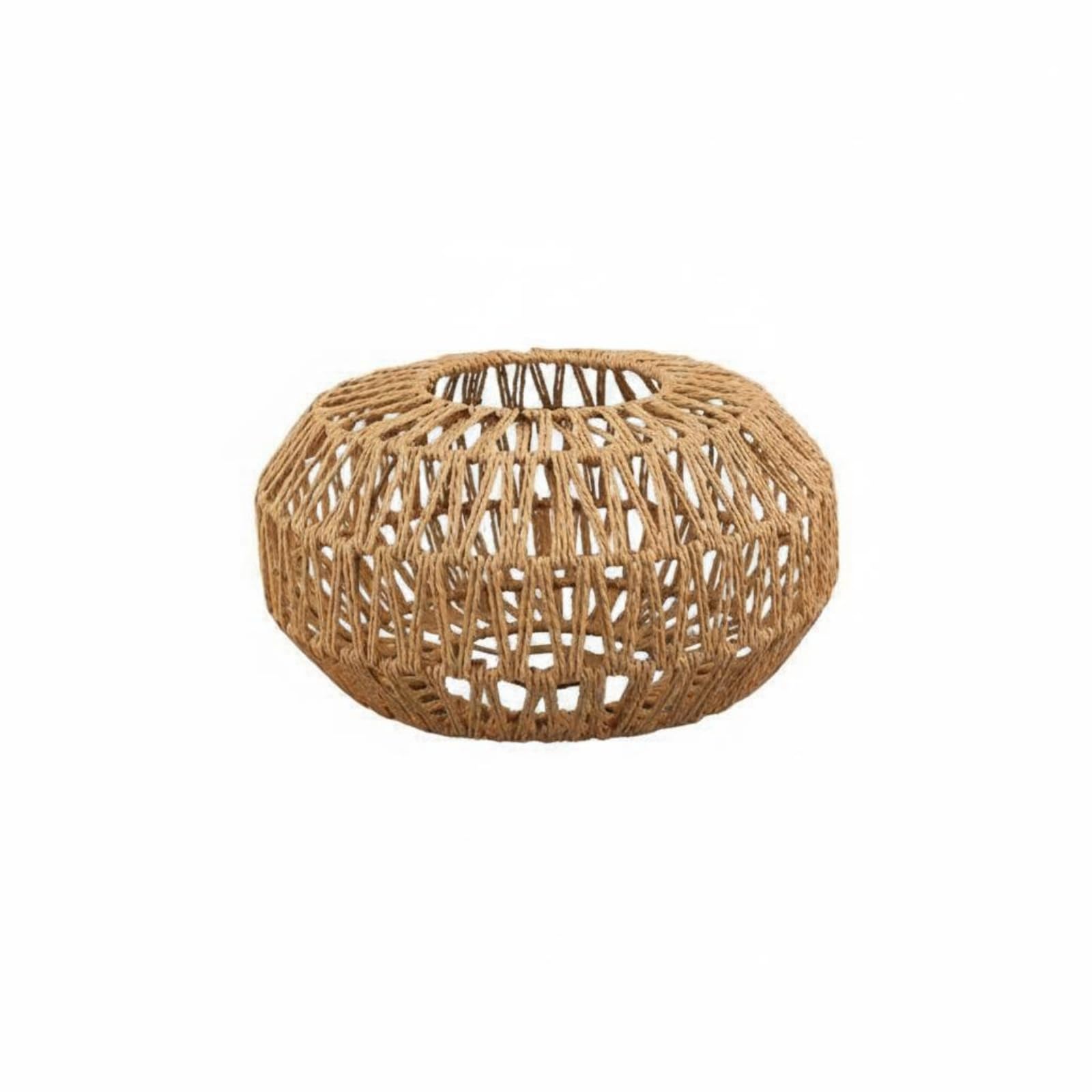 Handmade Braided Overhead Shade Rustic Woven Lampshade Textured Rattan Lampshade, Faux Rattan B | Home & Garden | Lamps Lighting & Ceiling Fans | Lamp Shades-image-10