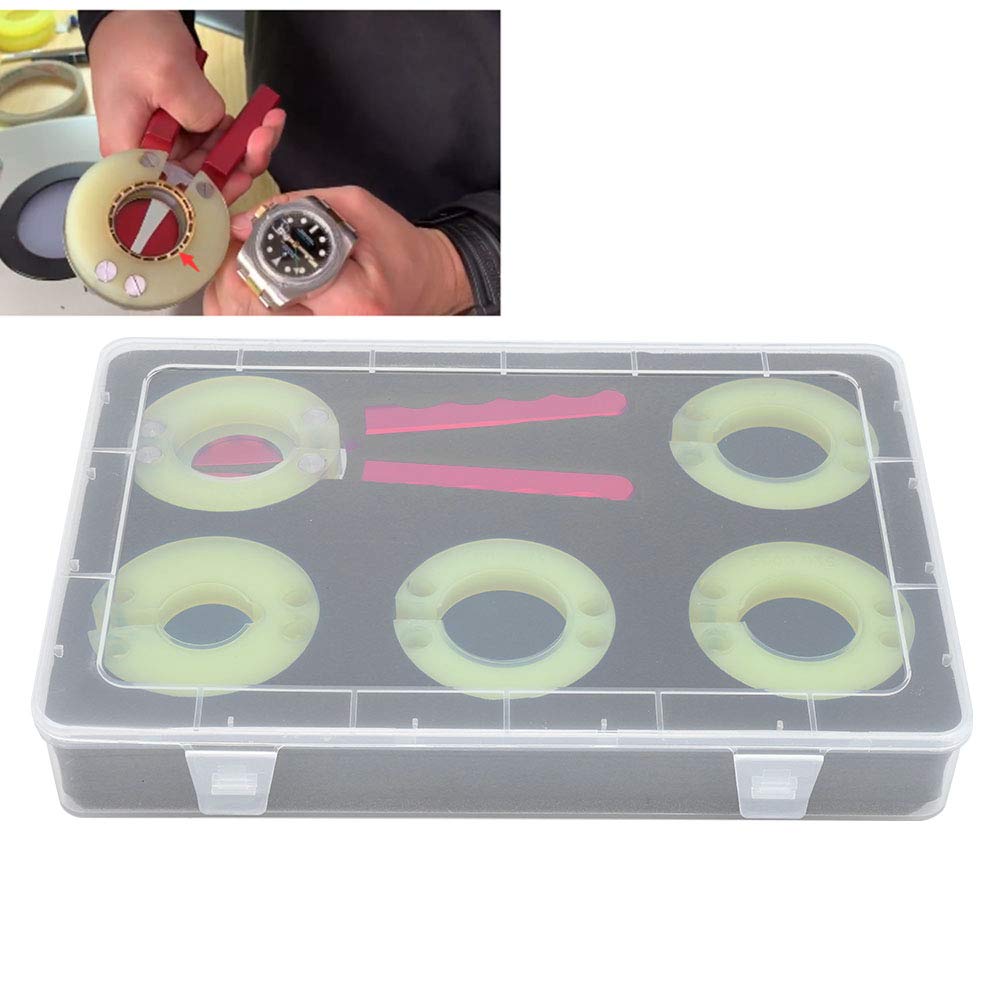 Boquite Valentinstag Karneval Uhr Lünette Ringöffner, Professional 4 Arten Removal Tool Uhr Repair Tool Zubehör für Uhrmacher