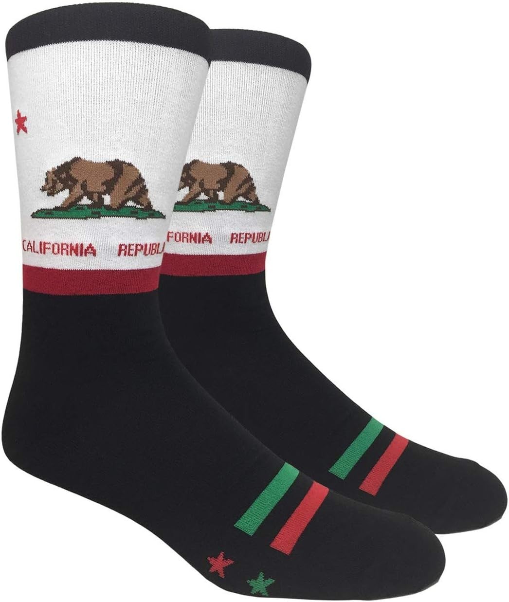 SOCKZ-89 - Mens Novelty Republic of California Socks