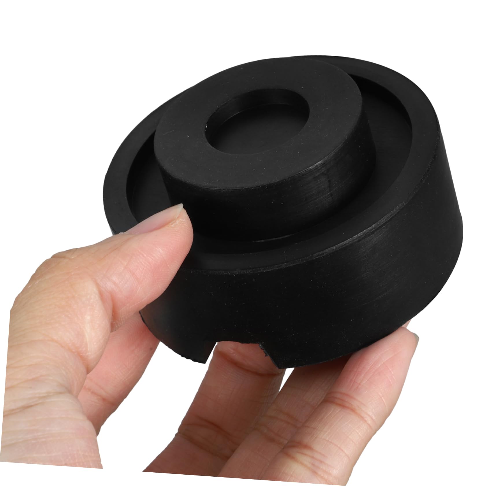 ULTECHNOVO 4pezzi Tampone Per Martinetto Gomma Per Sollevamento Auto Pad Per Stabilità e Sicurezza Durante Le Operazioni Di Sollevamento Facile Da Installare e Riutilizzabile Previene