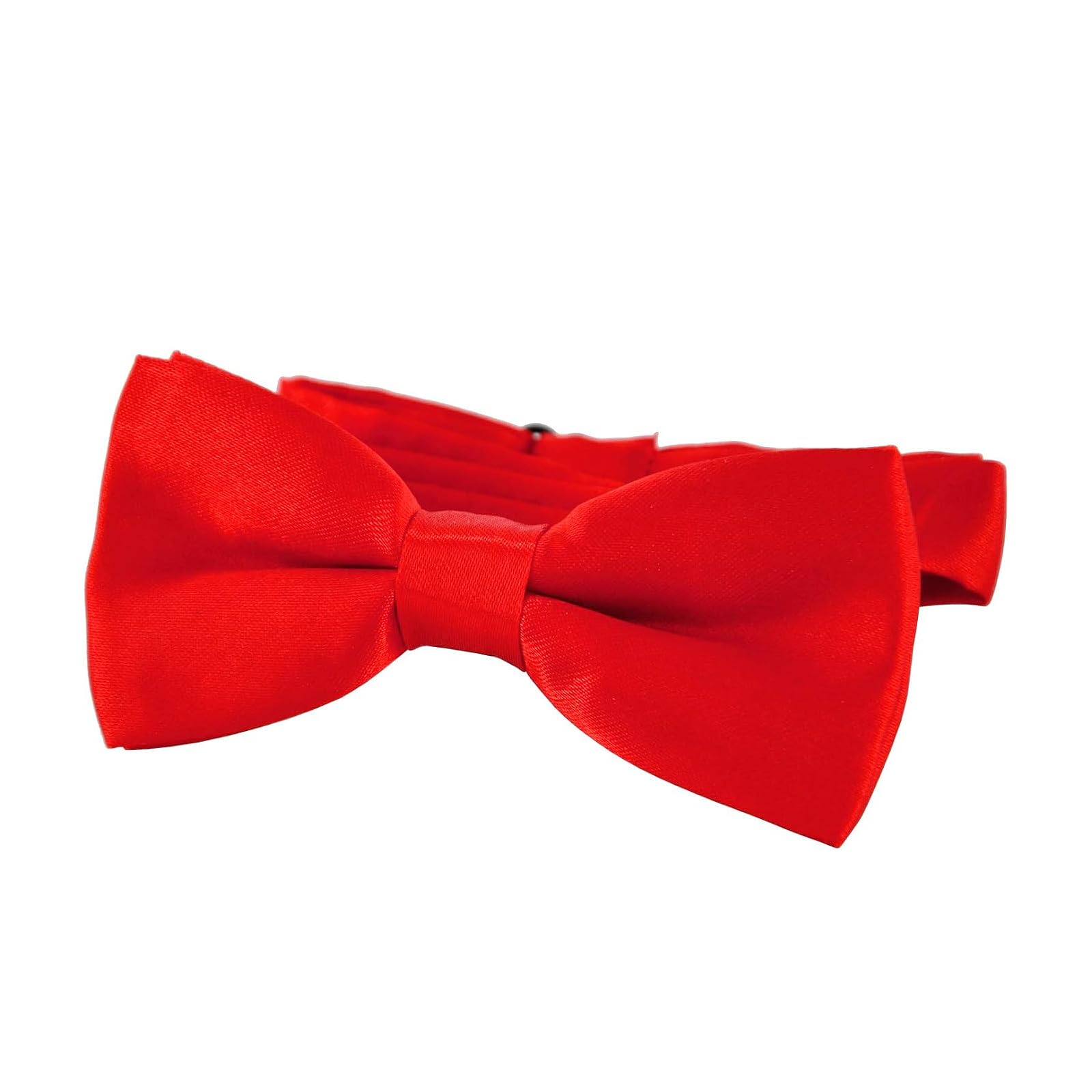 Pajarita Noble para niños - combinada y Ajustable 9X 4,5 cm,Pajarita niño,Pajarita roja,fajin Rojo niño