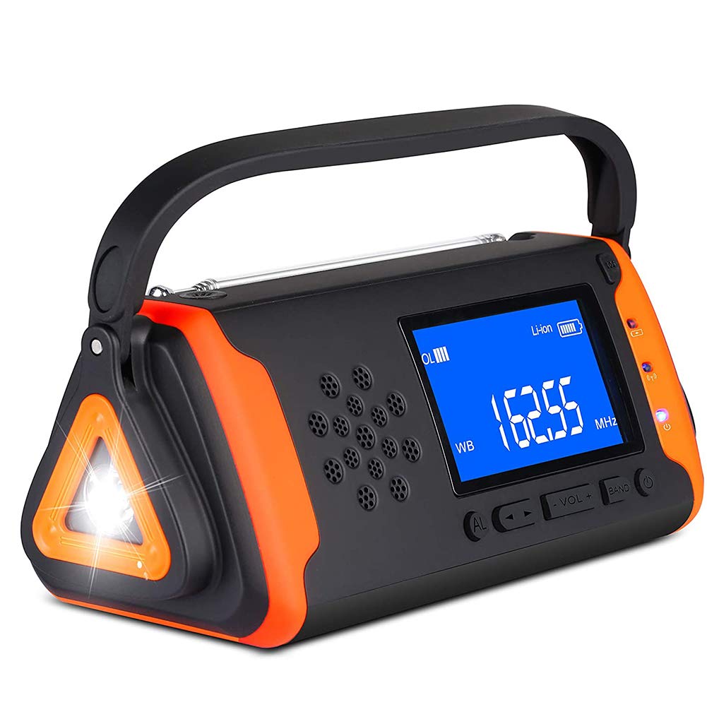 Radio d'urgence solaire 4000mAh WSHA pour prévenir les pannes d'électricité à la maison