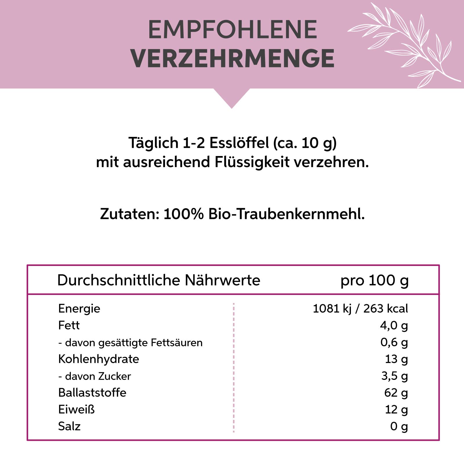 Bio Traubenkernmehl OPC 1kg Traubenkern Extrakt Pulver Premium Rohkost Qualität | Traubenkerne aus der EU | DE-ÖKO-007