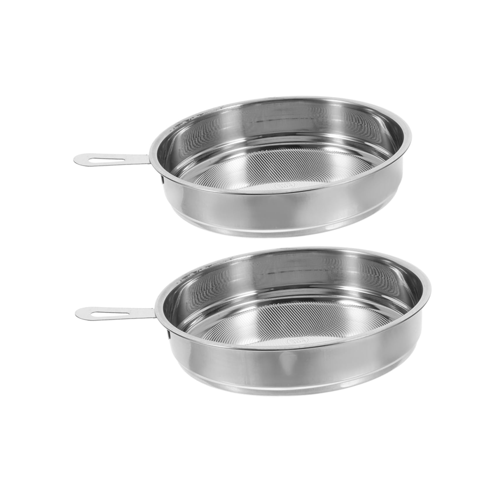 FUNOMOCYA 2pcs Bacon Grease Filter Covers Fine Mesh Sifter Stainless Steel Tea Filter for Oil Pot Garden Potting Sieve