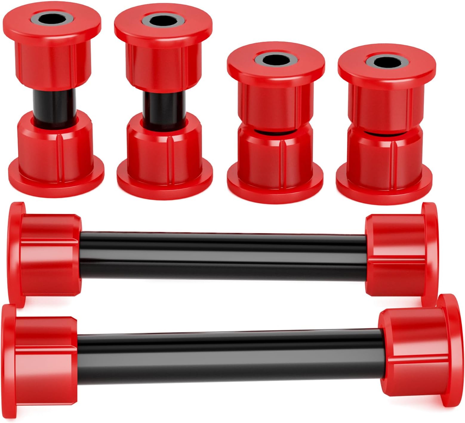 Club Car Precedent Front Bushing Kit, Golf Cart Front Lower Spring & Front Upper A Arm Polyurethane Bushings and Sleeves for 2004-Up Club Car Precedent, GolfCart Suspension Replace Parts 102289901