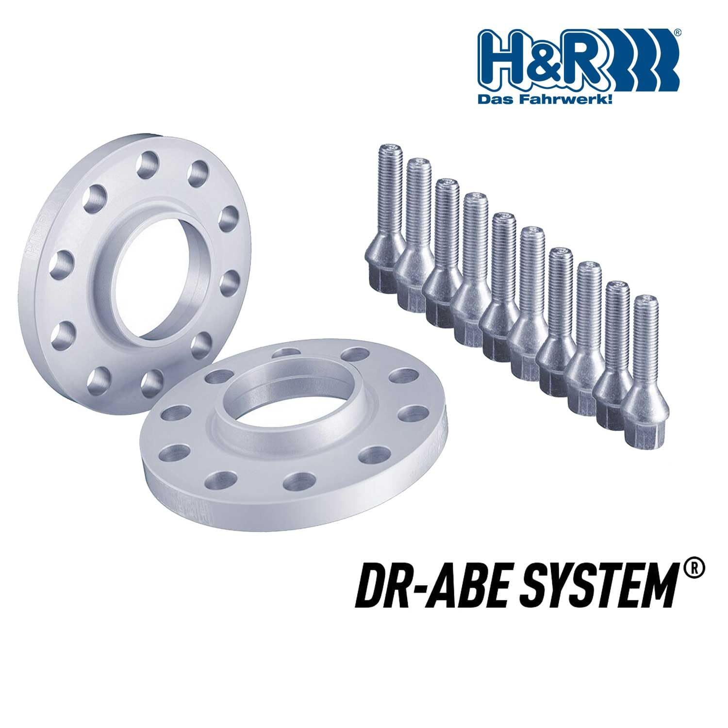 H&R Spurverbreiterungen Spurplatten 2x15mm 5x120 - X75726-15 kompatibel mit MINI Mini