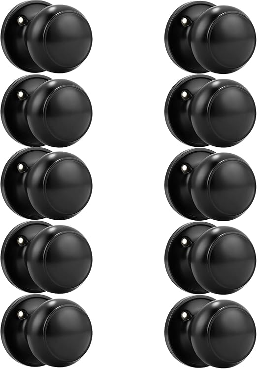 Probrico (10 Pack Classic Closet Door Knobs Dummy Door Knob, Individual