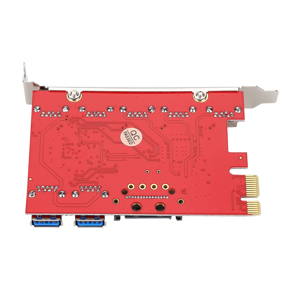 CCYLEZ Scheda di espansione da PCI a USB, Adattatore per Scheda di Estensione da PCI a USB, ultraveloce, ad Alta capacità, Adattatore per Scheda di espansione, velocità di trasferimento Dati Fino
