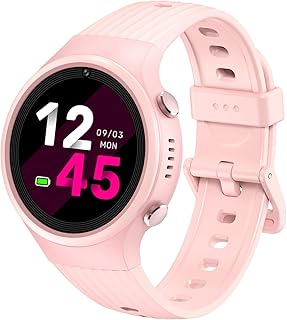 PTHTECHUS Kids Wrist Watch, 4G GPS Smartwatch, SOS Call Phone, Chat and Video, GPS Watch for Kids, Gift for Boys and Girls…