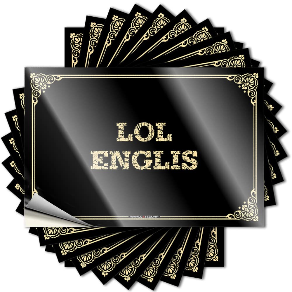 Life Helmet Saying - LOL English Snarky Durable Sticker Easy Apply for Sand Decor(12X18CM)
