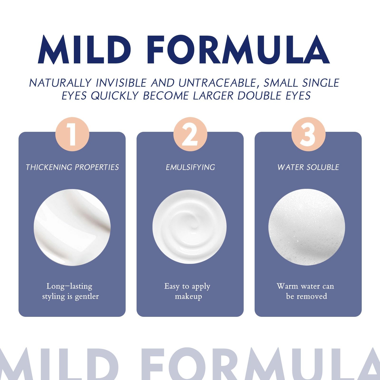 2pcs Eyes Big Lifting Eyelid Defining Cream,Double Eyelid Styling Cream,Eyelid Lift Crea/m,Waterproof Invisible Double-Fold Eyelid Crea/m,Long-Lasting Double Eyelid Shaping Balm,Shaping Gel for Eyes - Image 3