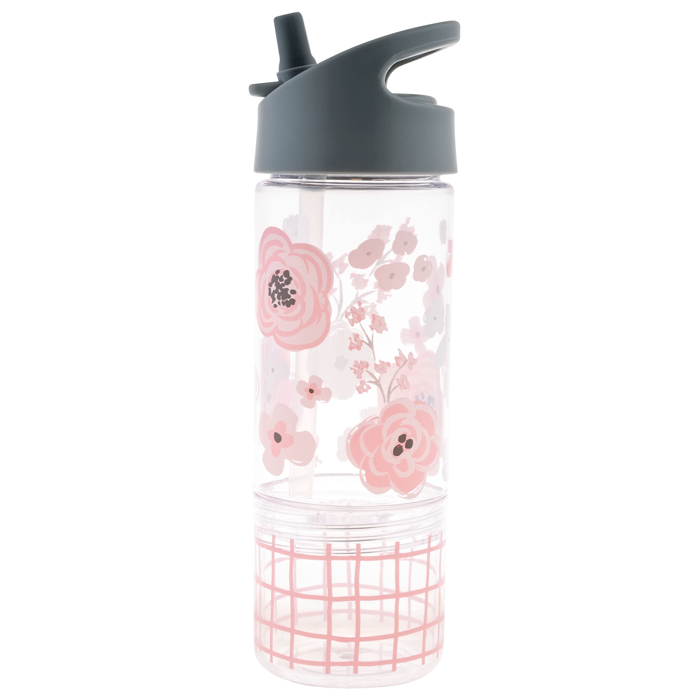 Sip & Snack Charcoal Flower