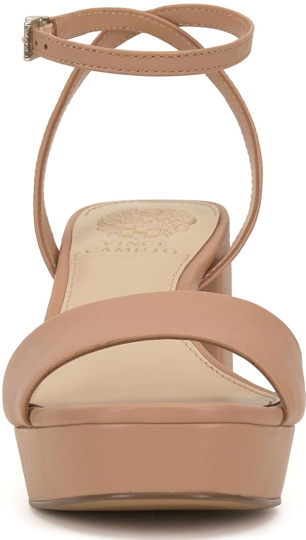 Vince Camuto Womens Pendreya Platform Sandals, Sandstone, 6, Medium by Vince Camuto - Used condition - Image 3