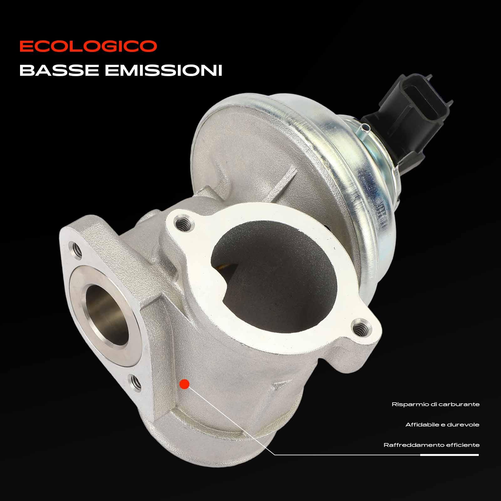 Frankberg Ricircolo dei gas di scarico della valvola EGR 2S7Q9D475AD | Compatibile con: Mondeo III Berlina B4Y, Mondeo III B5Y, Transit Box FA, Pianale/telaio Transit FM FN