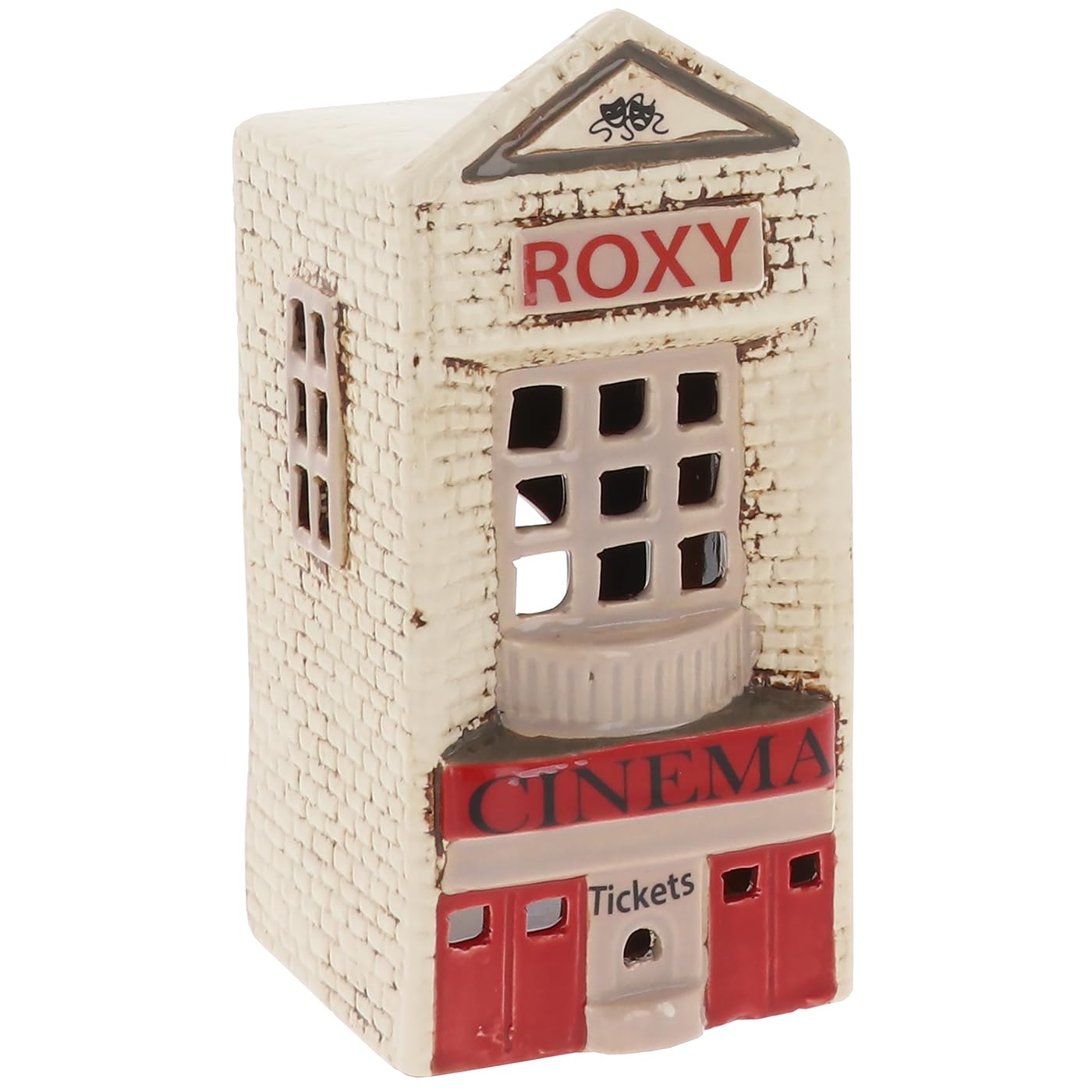 Village Pottery Roxy Cinema Ceramic Tea Light Candle Holder